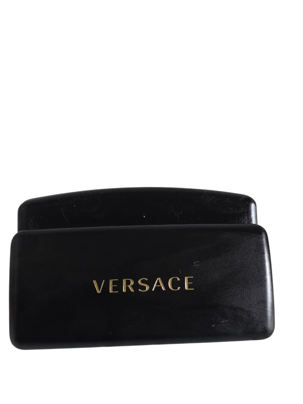 Versace Black and Gold Sunglasses Case